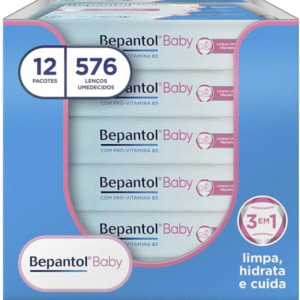 Bepantol Baby Kit 576 Lenços Umedecidos, 12 Pacotes com 48 Unidades