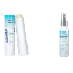 Kit Bepantol Labial FPS 50 4,5g + Hidratante Corporal e Facial Spray 50ml